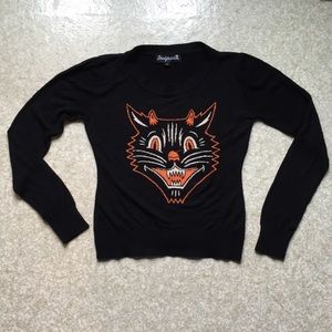 cat sweater halloween